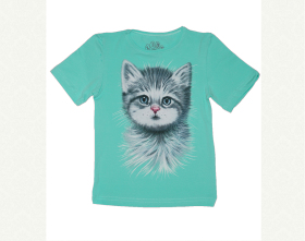 Котик детская футболка